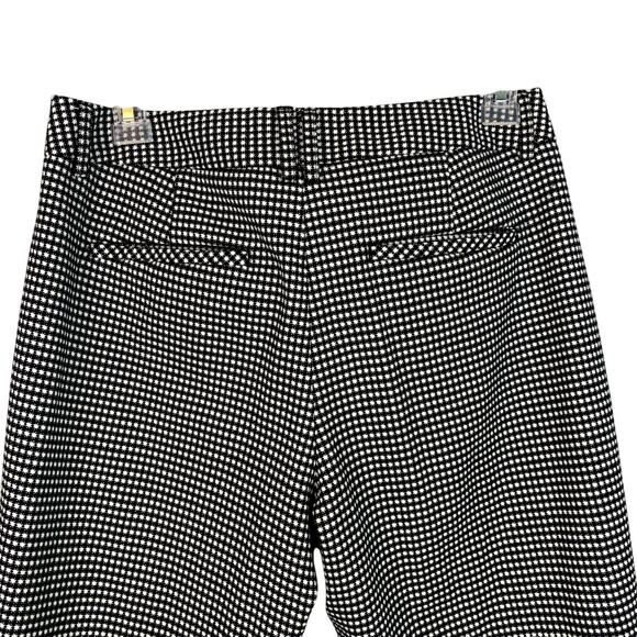 Express Black & White Patterned Editor Pants - Picture 5 of 8